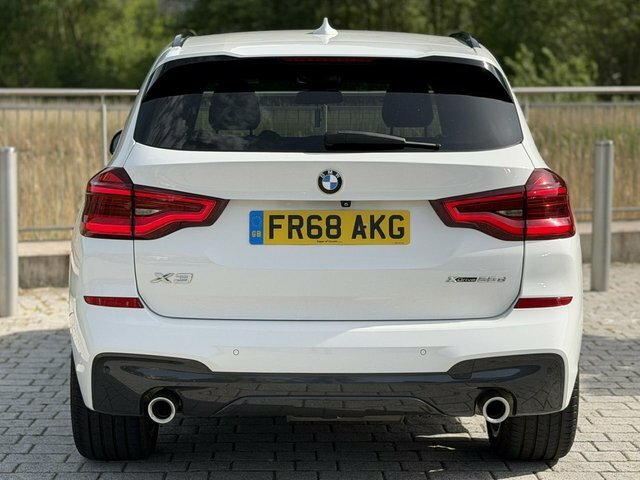 BMW X3 20D M Sport Suv FR68AKG White #5