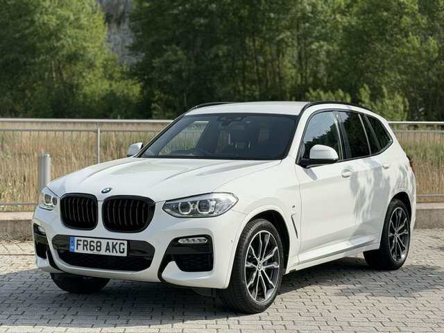 BMW X3 20D M Sport Suv FR68AKG White #3