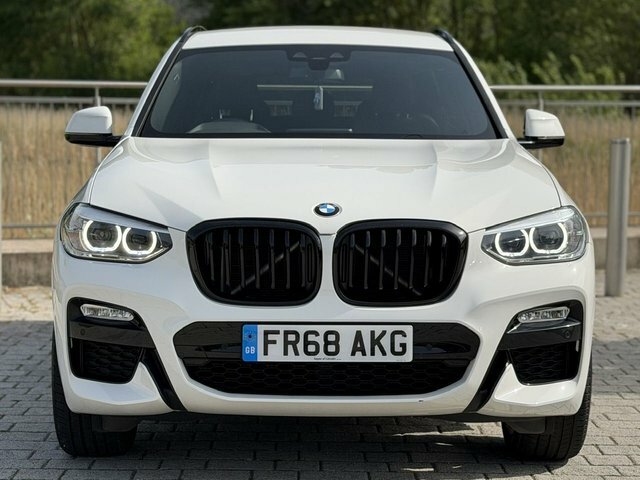 BMW X3 20D M Sport Suv FR68AKG White #4
