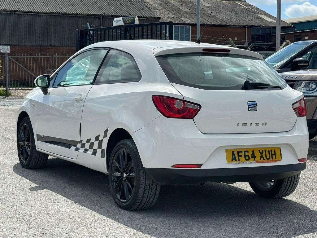 Seat Ibiza 1.4 Toca Sport Coupe Euro 5 AF64XUH White #4
