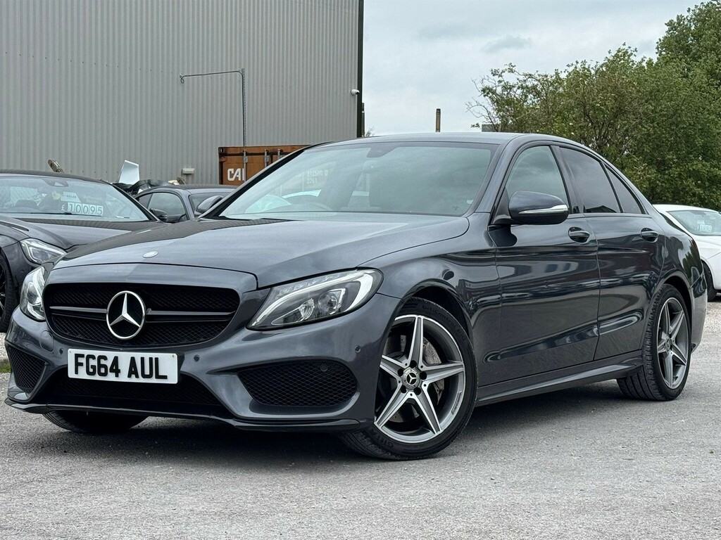 Mercedes-Benz C Class Saloon FG64AUL Grey #3