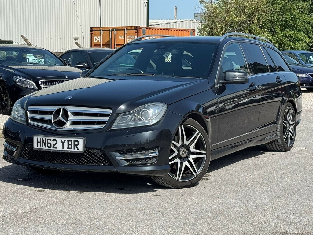 Mercedes-Benz C Class Estate HN62YBR Black #3