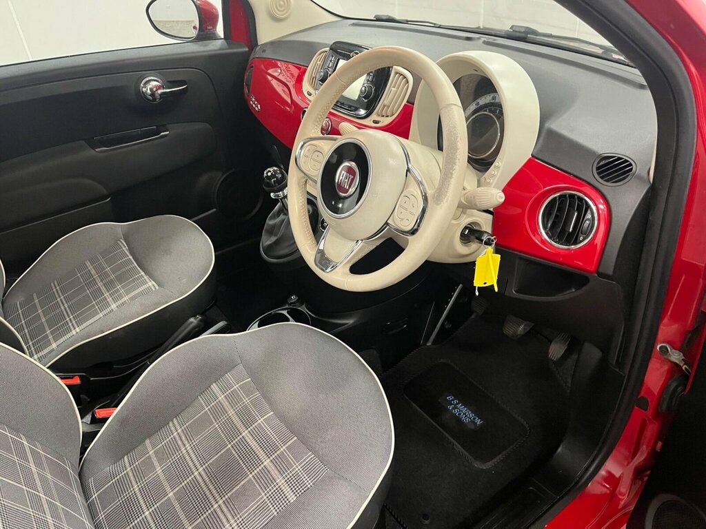 Fiat 500 1.2 Lounge Euro 6 Ss DX68FHY Red #6