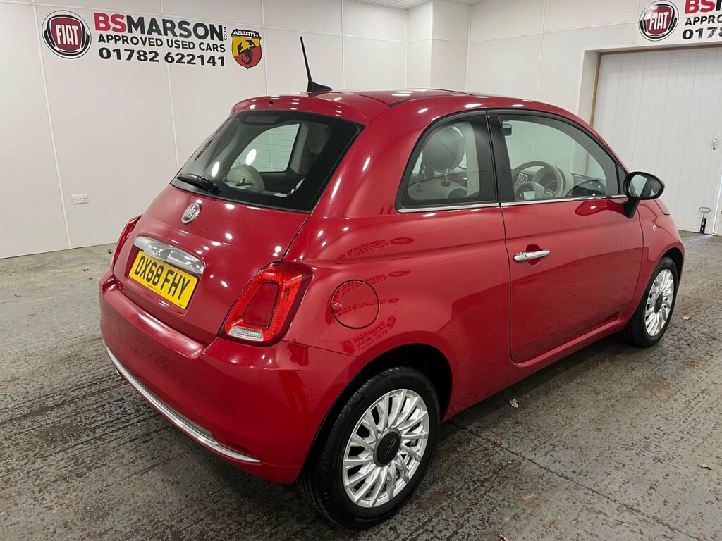 Fiat 500 1.2 Lounge Euro 6 Ss DX68FHY Red #3