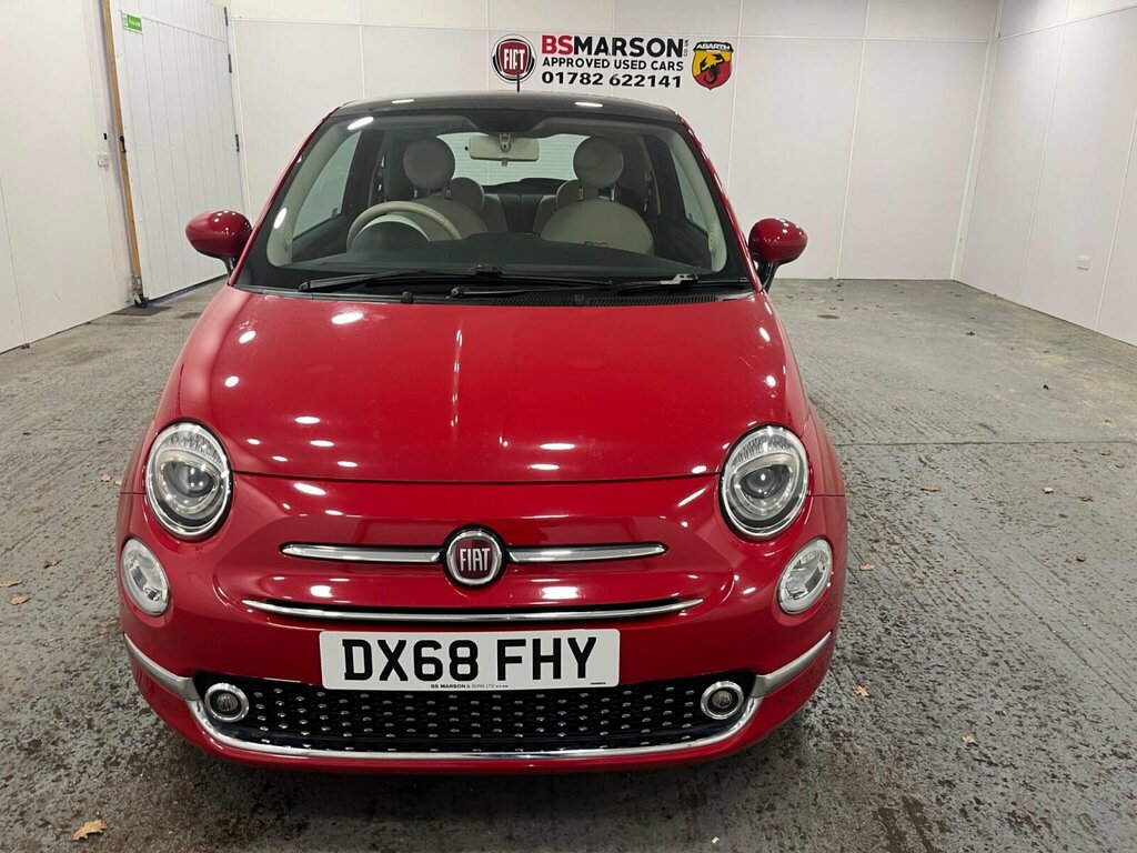 Fiat 500 1.2 Lounge Euro 6 Ss DX68FHY Red #5