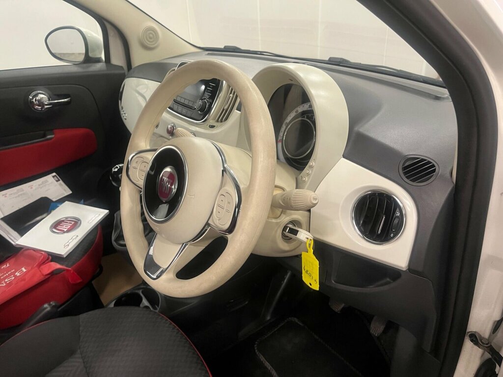 Fiat 500 1.2 Eco Pop Star Euro 6 Ss DP17FLF White #6