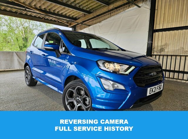 Ford Ecosport 2021 1.0T Ecoboost Gpf St-line Suv Manu Blue