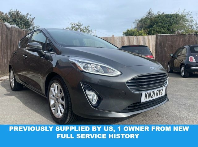 Ford Fiesta 2021 1.0T Ecoboost Mhev Titanium Hatchback Pet Grey
