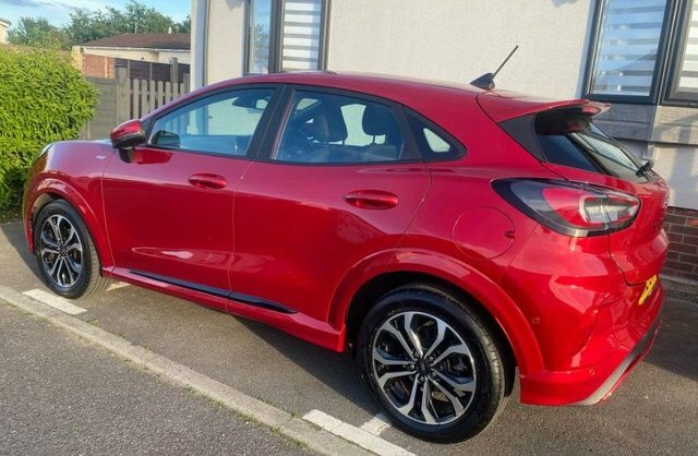 Ford Puma 2021 1.0T Ecoboost Mhev St-line Suv Man HK21ZKW Red #3