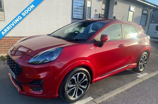 Ford Puma 2021 1.0T Ecoboost Mhev St-line Suv Man Red