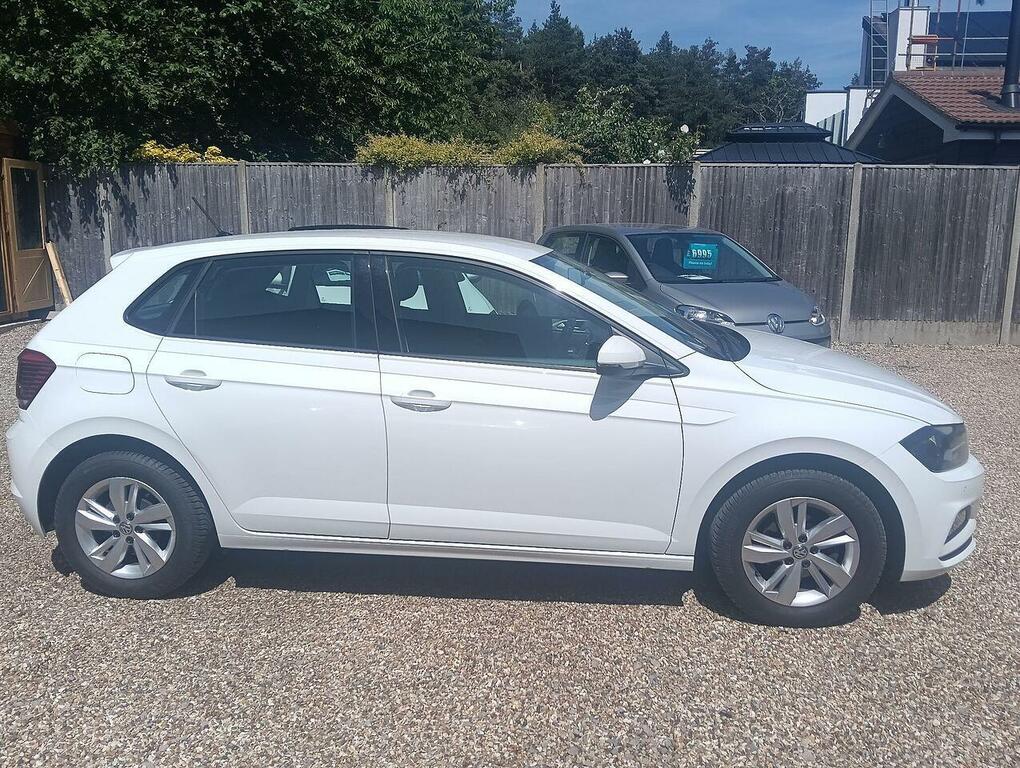 Volkswagen Polo 1.0 Tsi Gpf Se Hatchback Euro 6 OV69KCO White #4