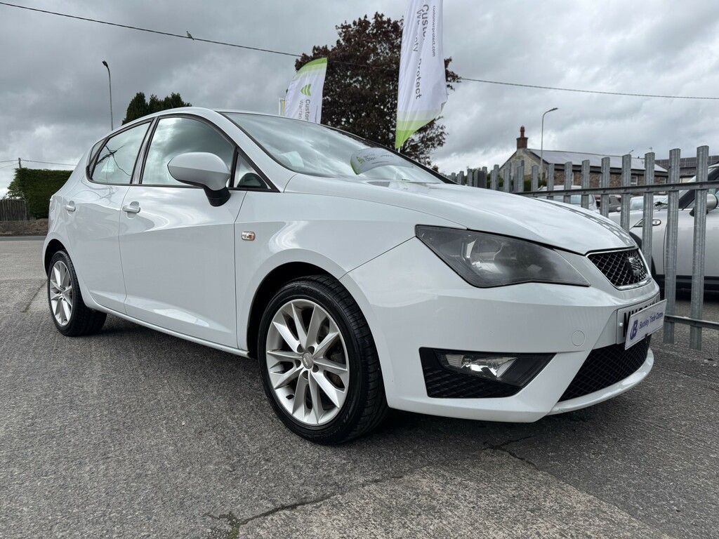 Seat Ibiza Hatchback 1.2 Tsi Fr 201363 MV63NLL White #5