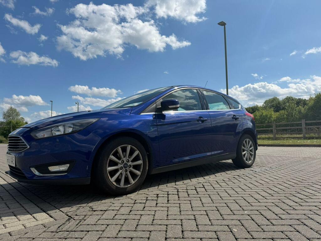 Ford Focus 1.0T Ecoboost Titanium Euro 6 Ss E066VXE Blue #4