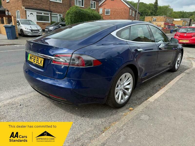 Tesla Model S 100D Dual Motor MF18BLK Blue #4