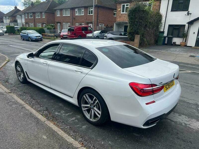 BMW 7 Series 3.0 740Ld M Sport SC18GSU White #4