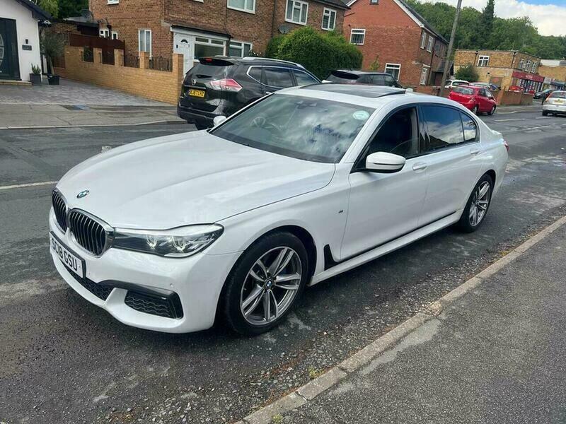 BMW 7 Series 3.0 740Ld M Sport SC18GSU White #3