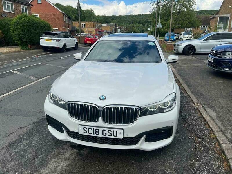 BMW 7 Series 3.0 740Ld M Sport SC18GSU White #2