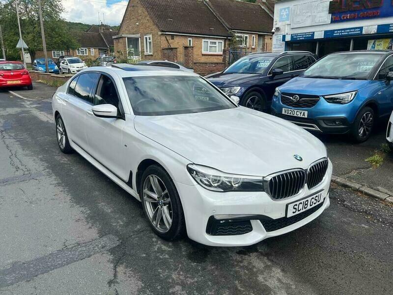BMW 7 Series 3.0 740Ld M Sport SC18GSU White #5