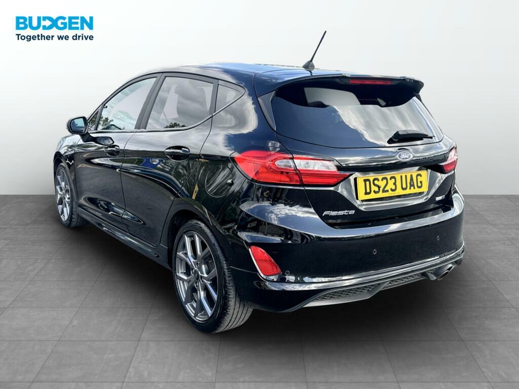 Ford Fiesta 1.0T Ecoboost Mhev St-line Edition Euro 6 Ss DS23UAG Black #4