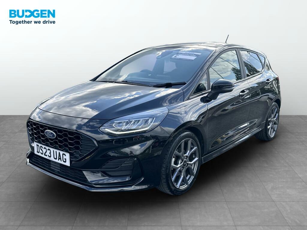 Ford Fiesta 1.0T Ecoboost Mhev St-line Edition Euro 6 Ss DS23UAG Black #2