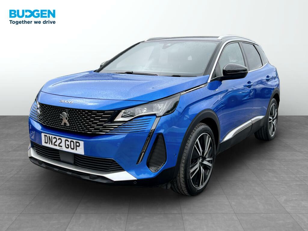 Peugeot 3008 1.6 13.2Kwh Gt Premium E-eat Euro 6 Ss DN22GOP Blue #3