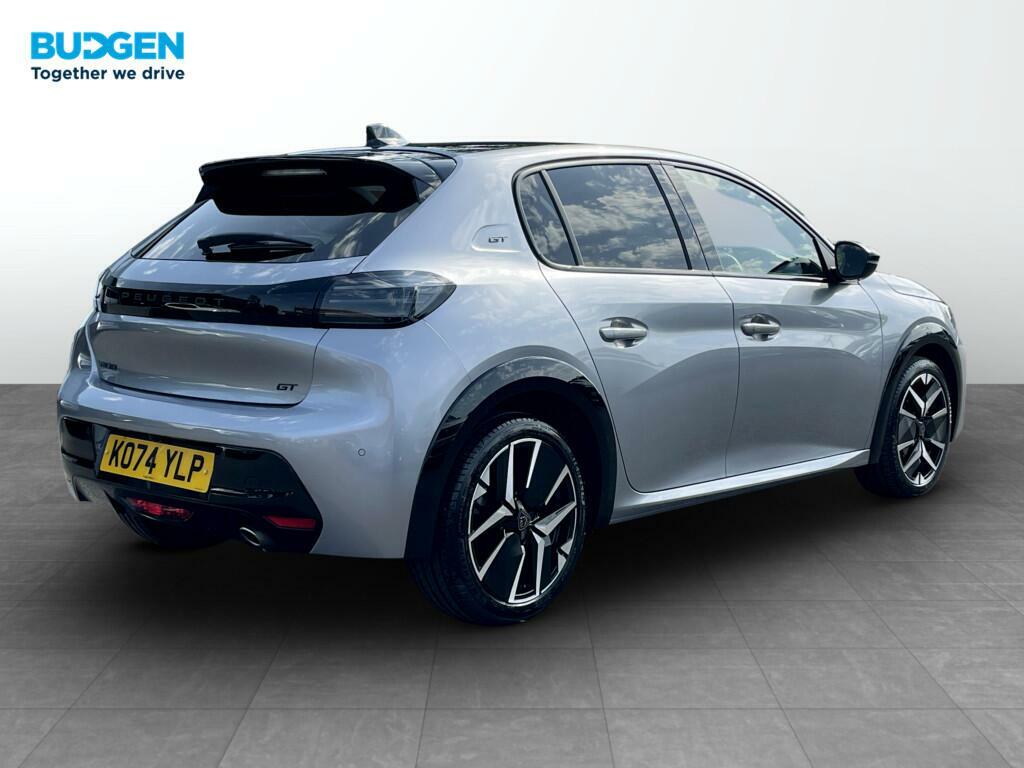 Peugeot 208 1.2 Puretech Gt Euro 6 Ss KO74YLP Grey #6