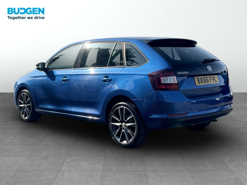 Skoda Rapid Spaceback 1.2 Tsi Se Sport Euro 6 Ss Blue #4