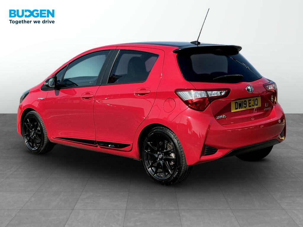 Toyota Yaris 1.5 Vvt-h Gr Sport E-cvt Euro 6 Ss DW19EJO Red #4