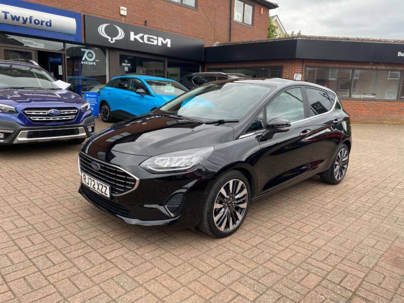 Ford Fiesta 1.0 Ecoboost Hybrid Mhev 125 Titanium X - RJ72XZZ Black #2