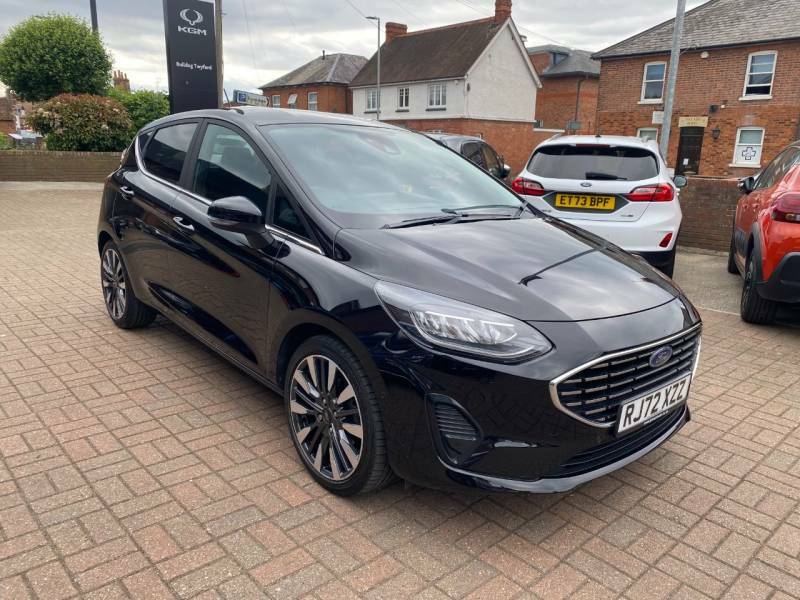 Ford Fiesta 1.0 Ecoboost Hybrid Mhev 125 Titanium X - RJ72XZZ Black #4