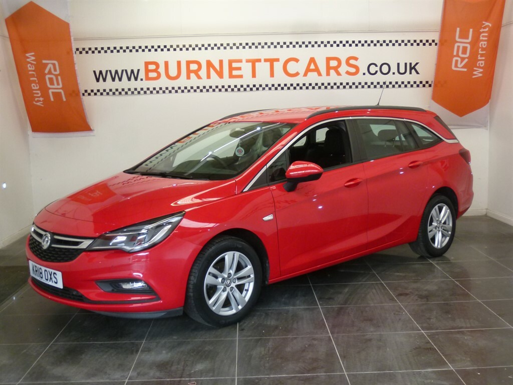 Vauxhall Astra Design Ecotec Ss KR18OXS Red #2