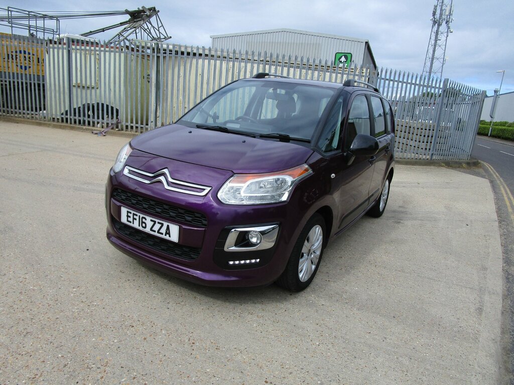 Citroen C3 Picasso 1.6 Bluehdi Edition Mpv Euro 6 EF16ZZA Purple #3