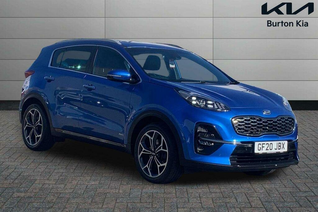 Kia Sportage 1.6 T-gdi Gt-line Suv Dct Awd Euro 6 S GF20JBX Blue