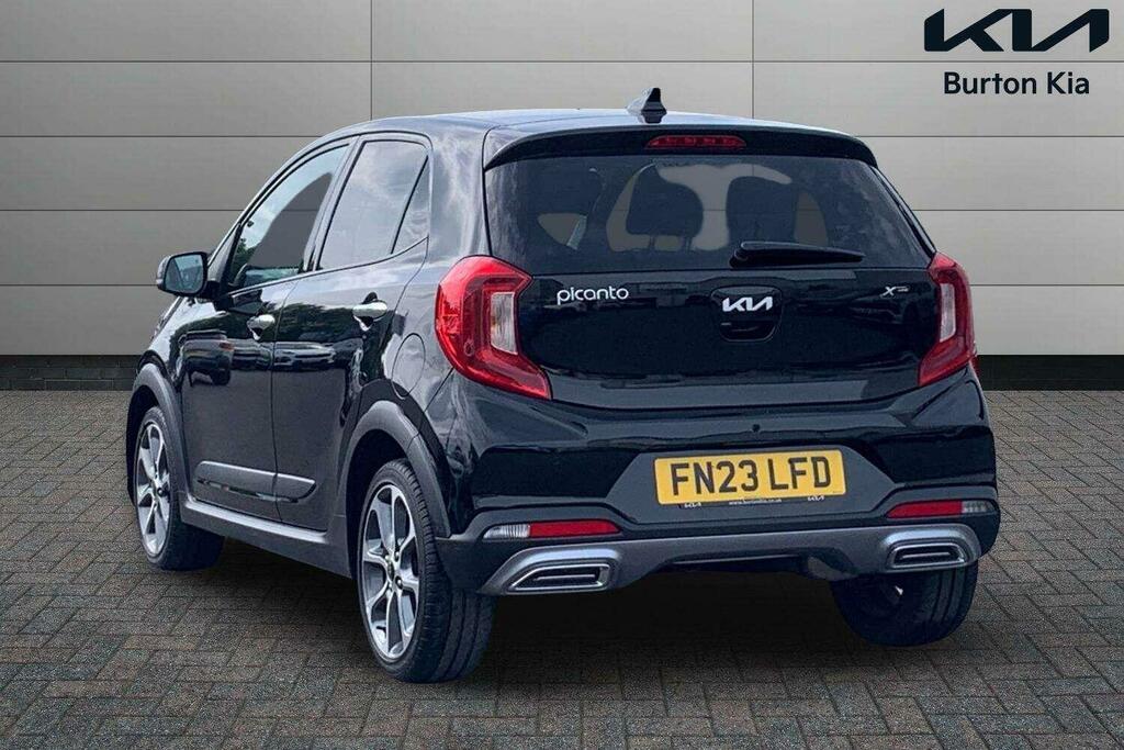 Kia Picanto 1.0 Dpi X-line S Hatchback Amt Euro 6 FN23LFD Black #2