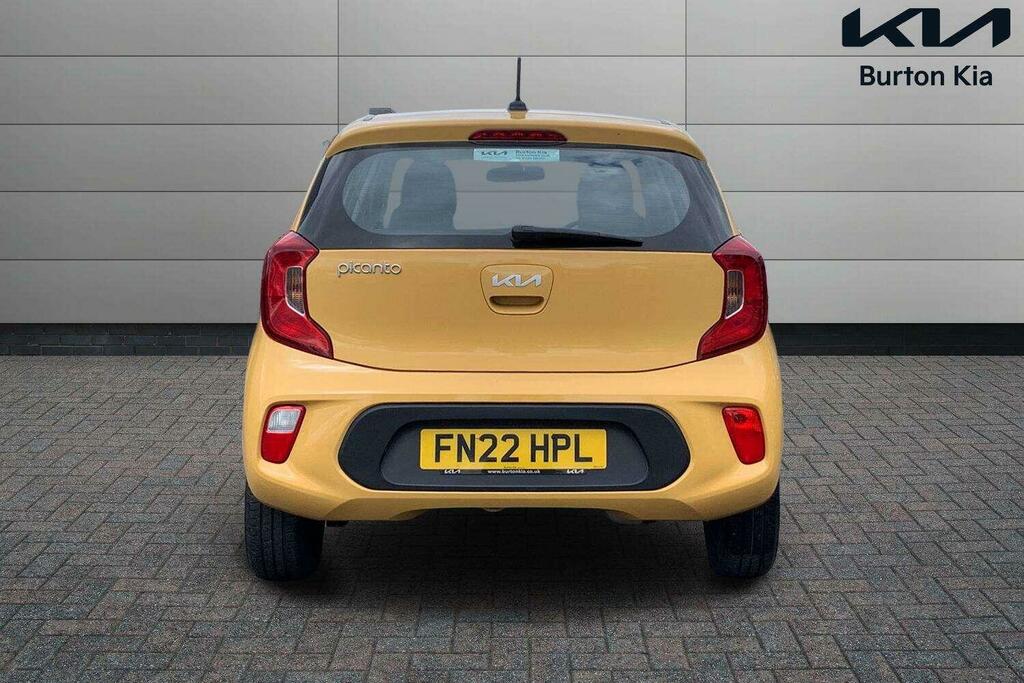 Kia Picanto 1.0 Dpi 1 Hatchback Euro 6 Ss FN22HPL Yellow #4