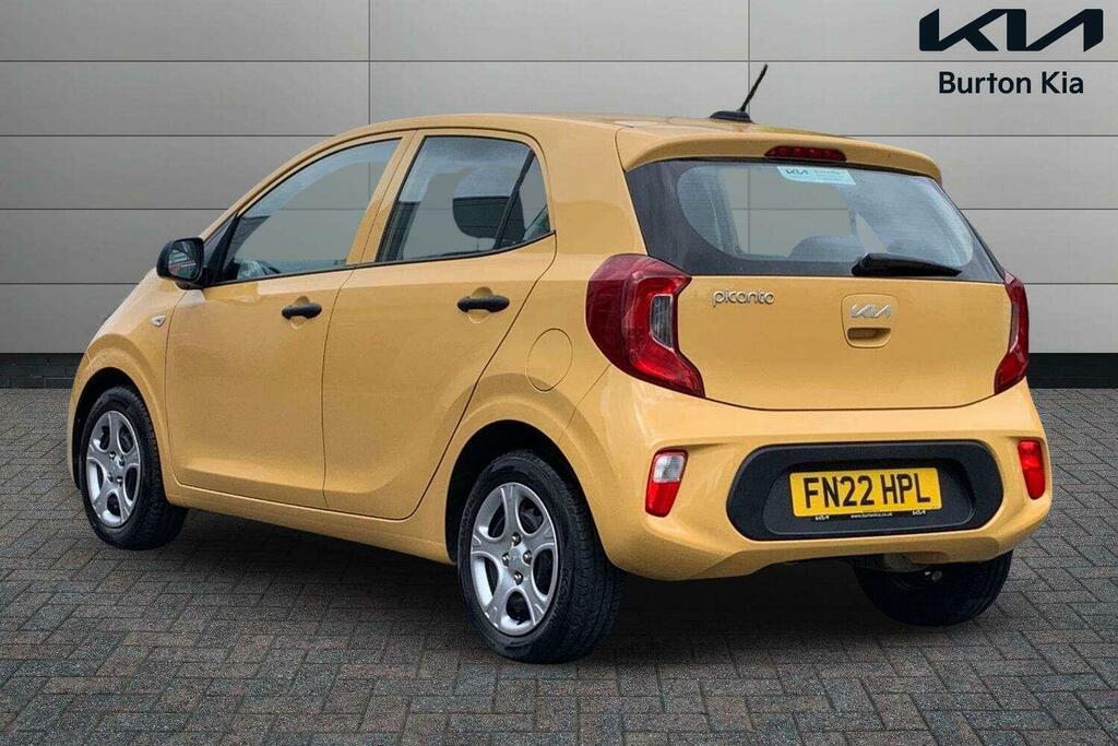 Kia Picanto 1.0 Dpi 1 Hatchback Euro 6 Ss FN22HPL Yellow #2