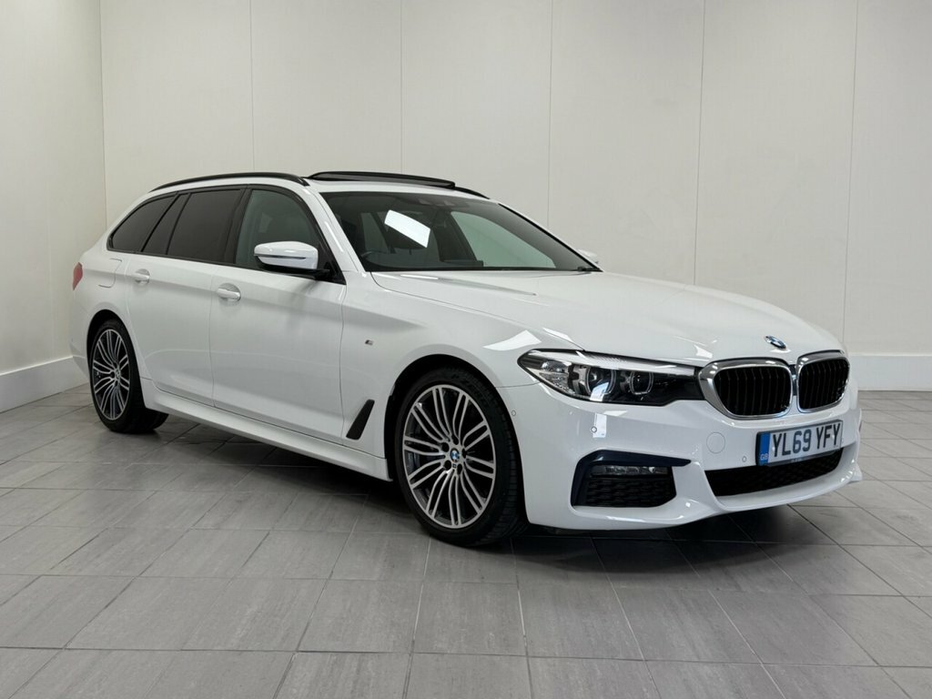 BMW 5 Series 3L M Sport White #4