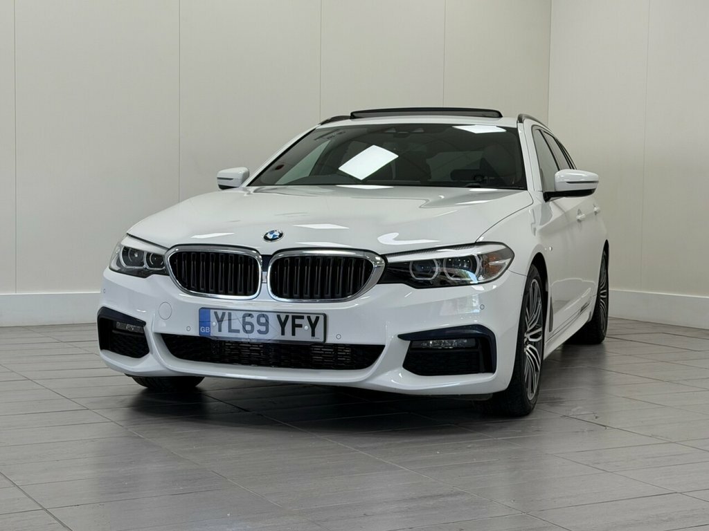 BMW 5 Series 3L M Sport White #6