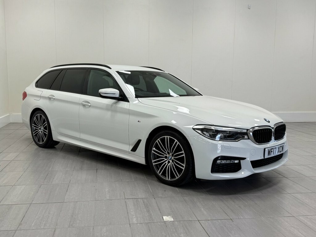 BMW 5 Series 3L M Sport WF17XCN White #4