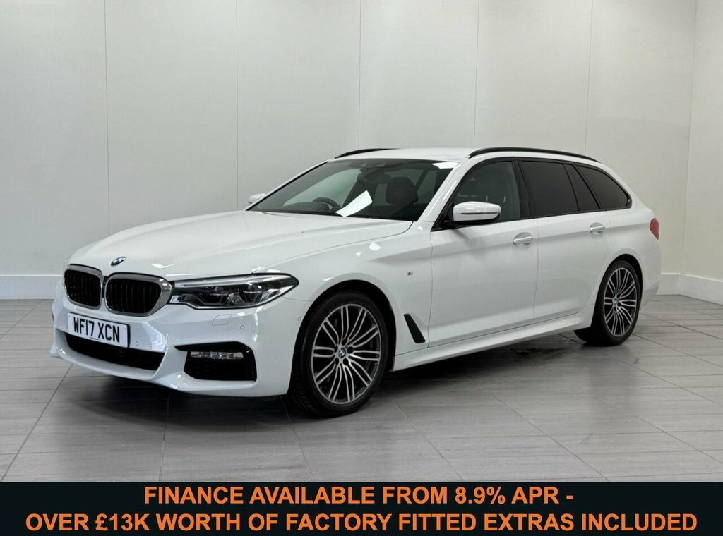 BMW 5 Series 3L M Sport White