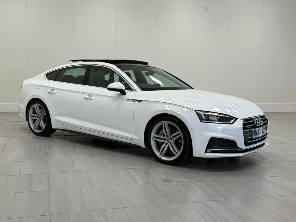 Audi A5 2L S Line BA68NZT White #4