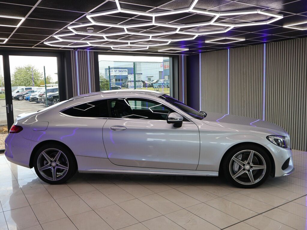 Mercedes-Benz C Class 2016 2.1 C250d Amg Line Coupe G-tronic Silver #2