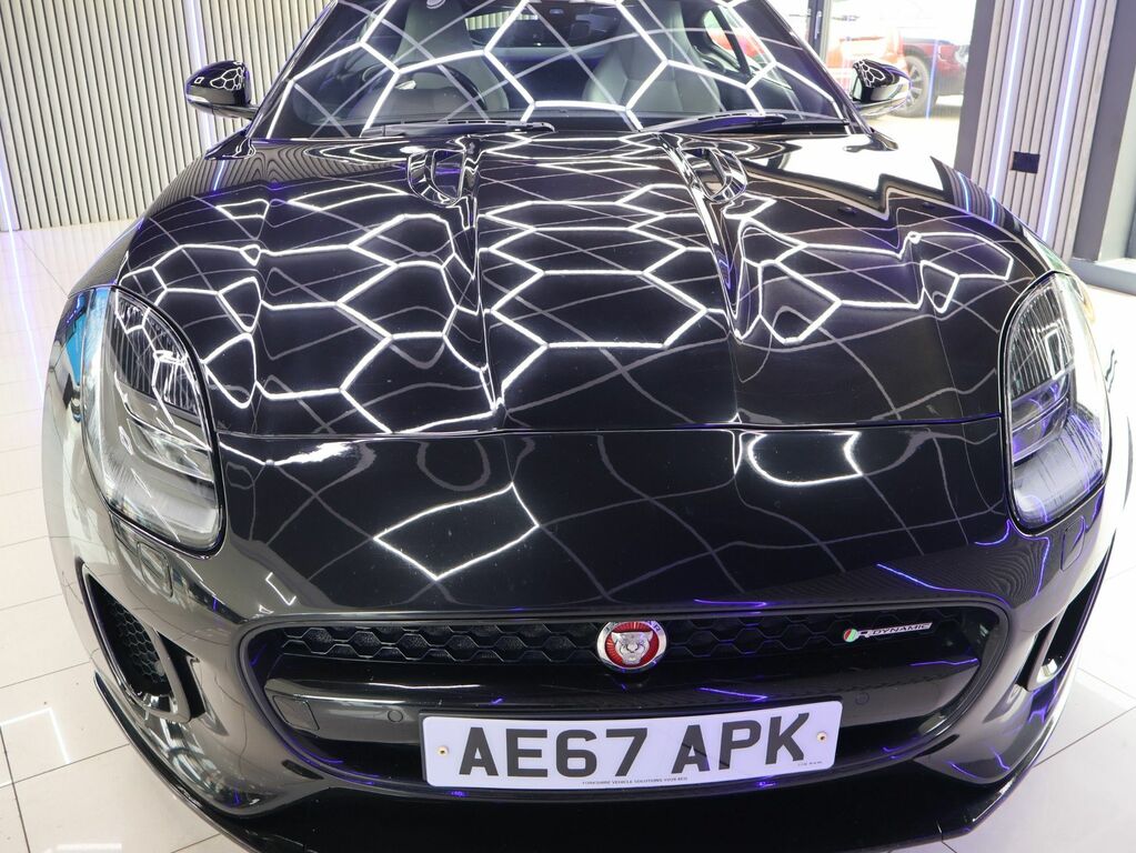 Jaguar F-Type 2017 3.0 V6 R-dynamic Coupe Euro 6 AE67APK Black #5