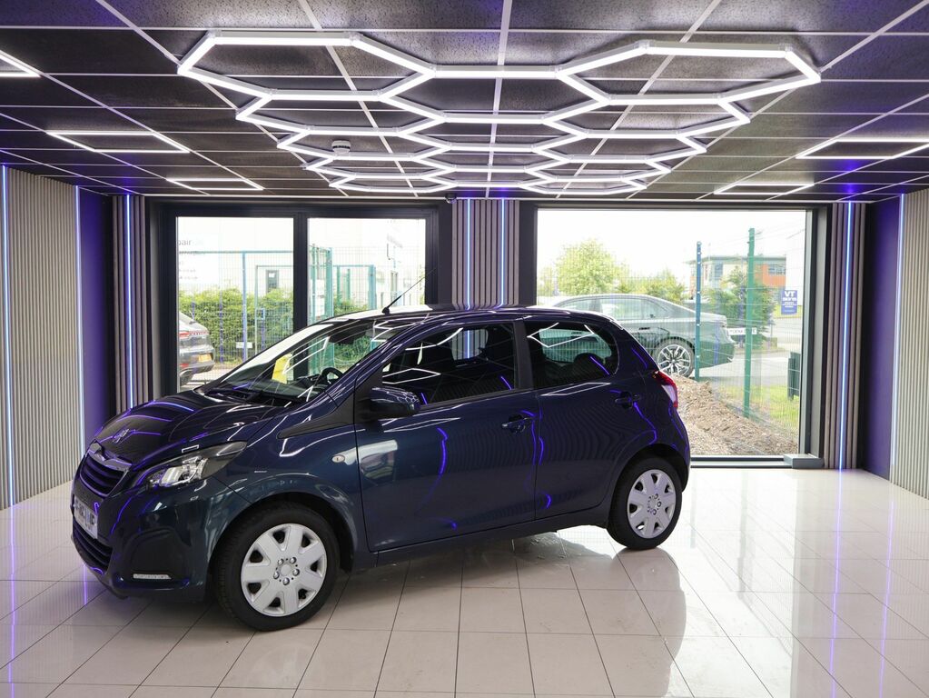Peugeot 108 2016 1.0 Active Hatchback Euro 6 FJ16LJF Blue #2