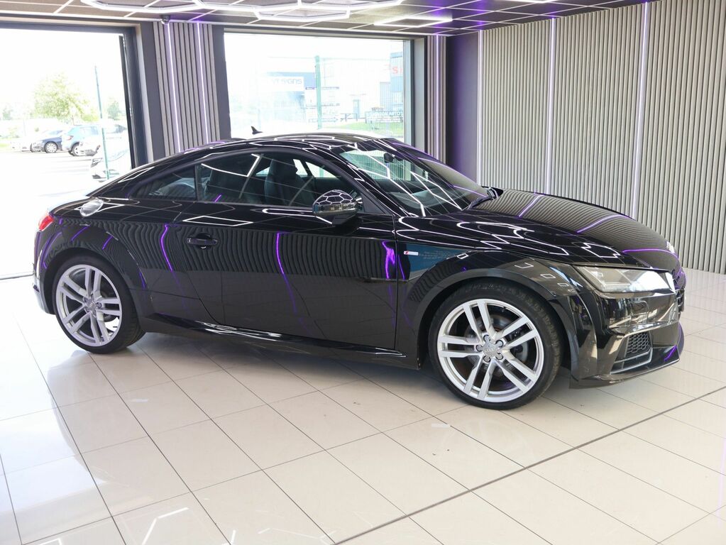 Audi TT 2018 2.0 Tdi Ultra S Line Coupe Black #4