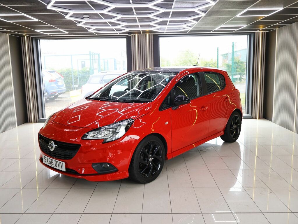 Vauxhall Corsa 2018 1.4I Ecotec Sri VX Line Nav Black Hatchback 5 SA68DVV Red #3