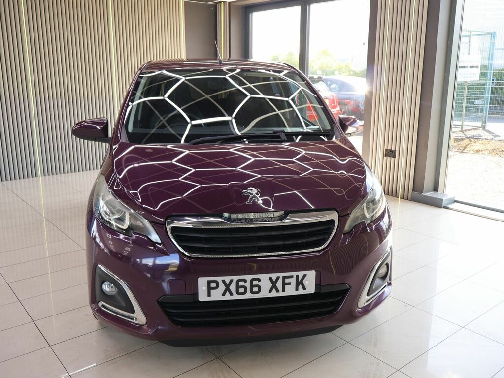 Peugeot 108 2016 1.2 Puretech Allure Hatchback Manu PX66XFK Purple #5