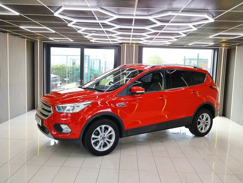 Ford Kuga 2018 1.5 Tdci Titanium Suv Euro GD18OYC Red #2