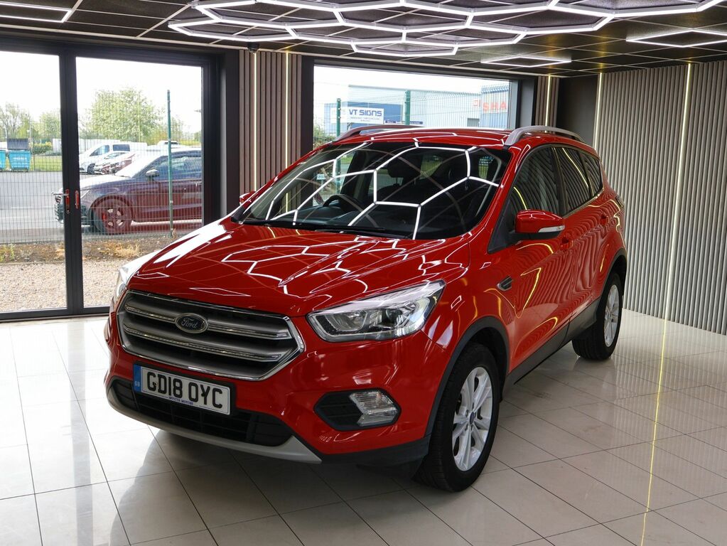 Ford Kuga 2018 1.5 Tdci Titanium Suv Euro GD18OYC Red #5