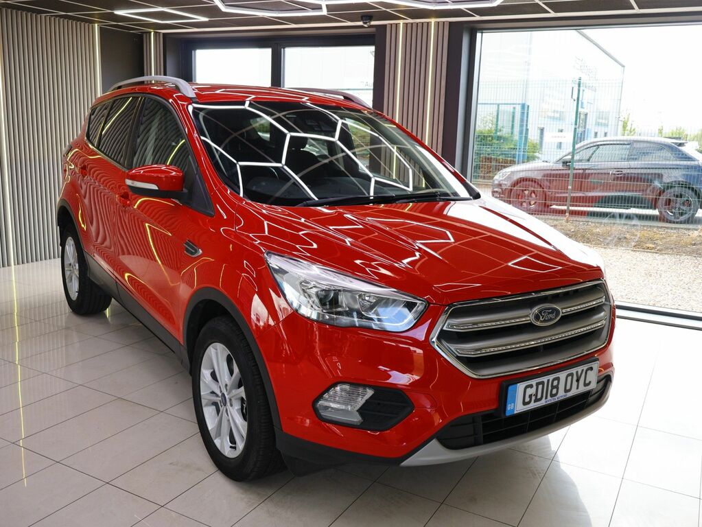 Ford Kuga 2018 1.5 Tdci Titanium Suv Euro GD18OYC Red #6